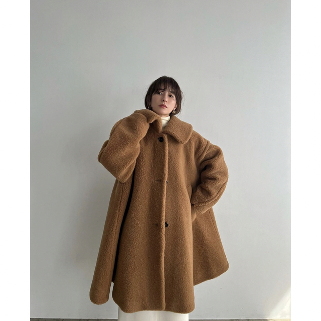 ご予約品】 新品タグ付 CLANE クラネ VOLUME FLARE BOA COAT 1 simsdm