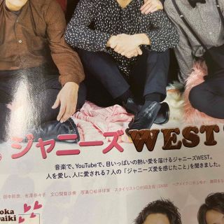 ジャニーズウエスト(ジャニーズWEST)のジャニーズWEST TVfan (テレビファン) 全国版 2023年 03月号(アート/エンタメ/ホビー)