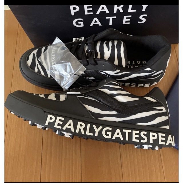 美品★パーリーゲイツ PEARLY GATES  ゴルフシューズ スパイク 89