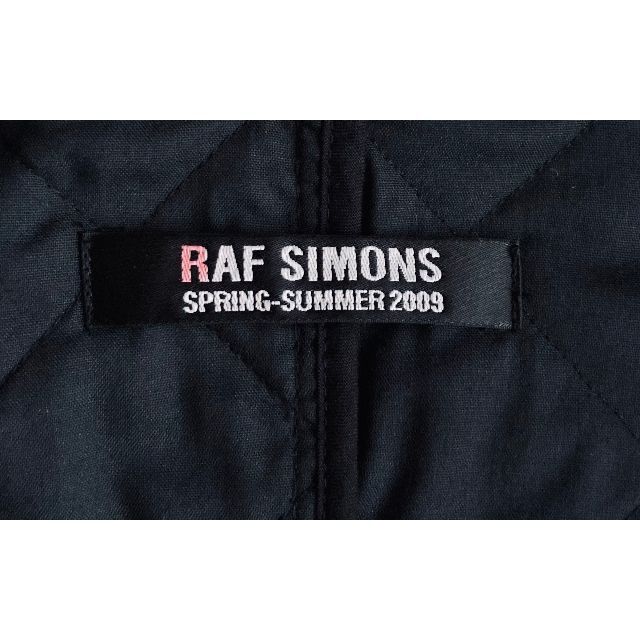 RAF SIMONS 2009ss ノーカラージャケット
