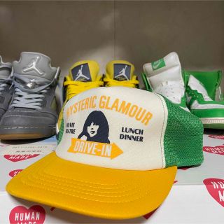 ヒステリックグラマー(HYSTERIC GLAMOUR)の激レア　Hysteric glamour mesh cap  最終値下(キャップ)