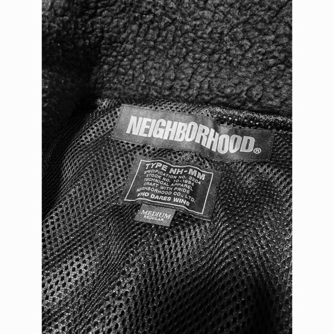 NEIGHBORHOOD(ネイバーフッド)の美品　激安ネイバーフッド　極厚フリースジャケットB-3B／E-JKA メンズのジャケット/アウター(ブルゾン)の商品写真