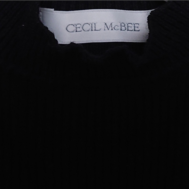 【 匿名配送 】 CECIL McBEE ニット ブラック