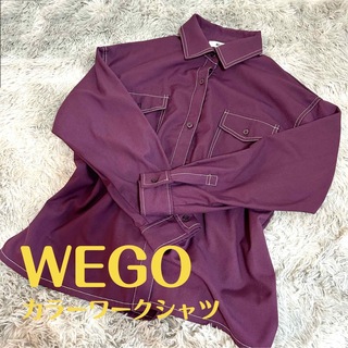 ウィゴー(WEGO)のWEGO / カラーワークシャツ(シャツ/ブラウス(長袖/七分))