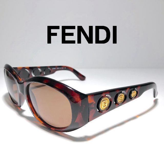 FENDI - ◇ FENDI ◇ ロゴメダリオンヴィンテージサングラス ブラウン