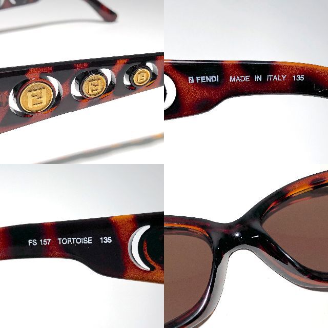FENDI - ◇ FENDI ◇ ロゴメダリオンヴィンテージサングラス ブラウン