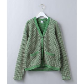 ロク(6 (ROKU))の6 WAFFLE V NECK CARDIGAN ロク カーディガン(カーディガン)