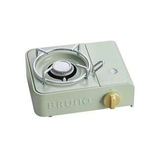ブルーノ(BRUNO)の【新品未使用】BRUNO ブルーノ カセットコンロミニ　グリーン(調理道具/製菓道具)
