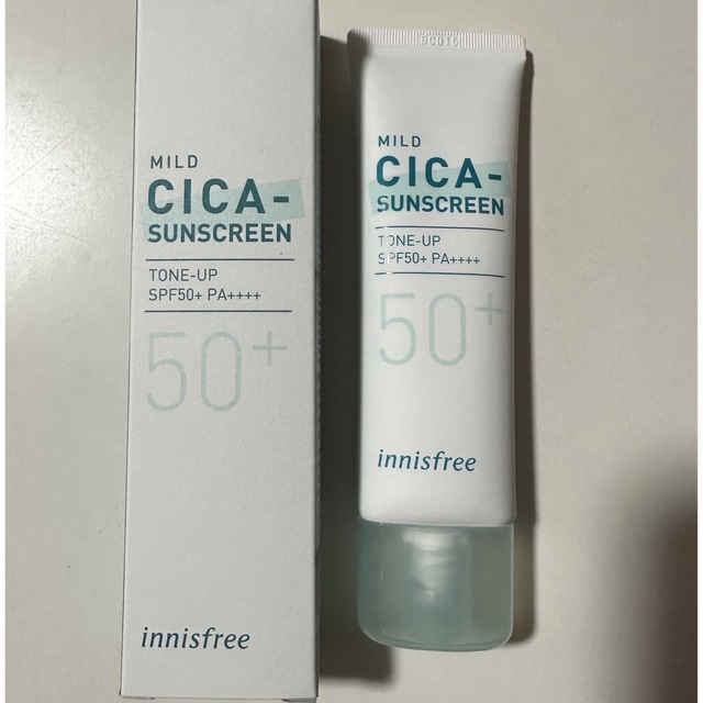 Innisfree(イニスフリー)の値下げしました‼️イニスフリー ⭐️トゥルー マイルド シカ サンスクリーン コスメ/美容のボディケア(日焼け止め/サンオイル)の商品写真