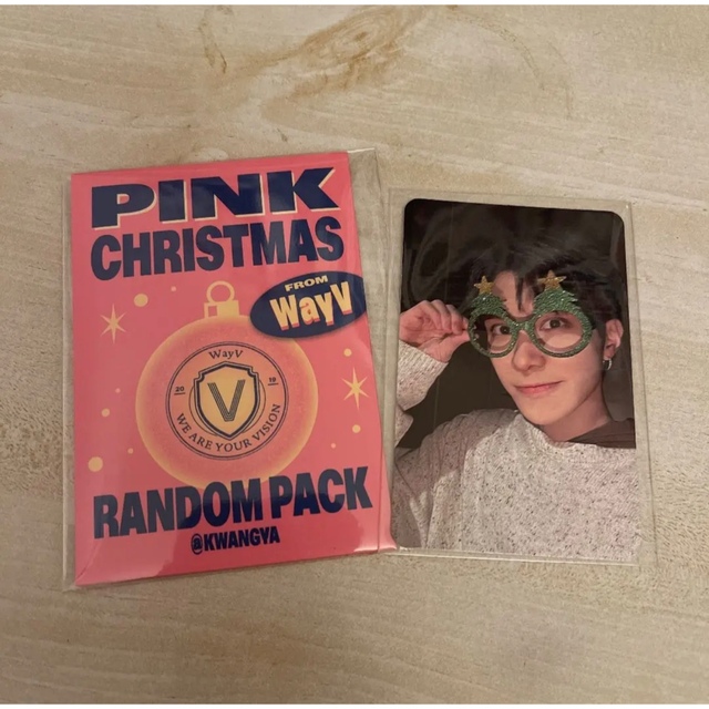 ヘンドリー トレカ WayV 威神V pink christmasの通販 by MIN's shop
