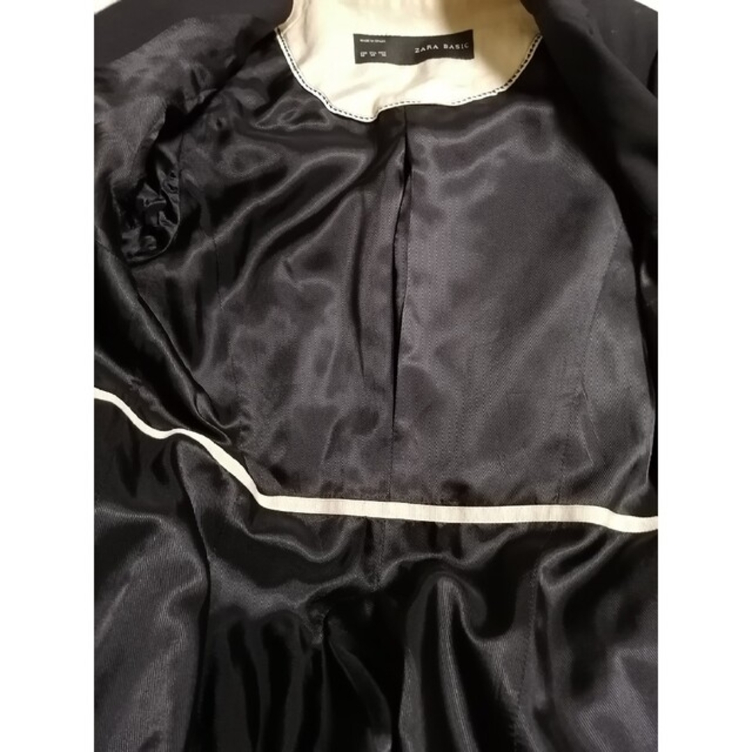 ZARA(ザラ)のみぃ〜様専用　ブラックジャケット　テーラードジャケット レディースのジャケット/アウター(テーラードジャケット)の商品写真