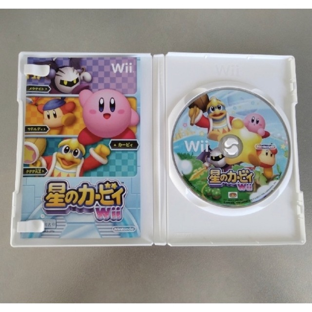 星のカービィ　Wii エンタメ/ホビーのゲームソフト/ゲーム機本体(家庭用ゲームソフト)の商品写真