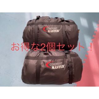 コールマン(Coleman)のコンフォートマスター®スリーピングバッグ/C0(カナリア/コットン)中古2セット(寝袋/寝具)