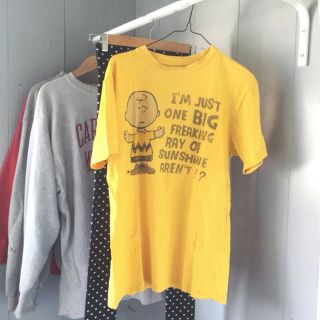 SNOOPY🐼チャーリーブラウン 古着 Tシャツ used vintage
