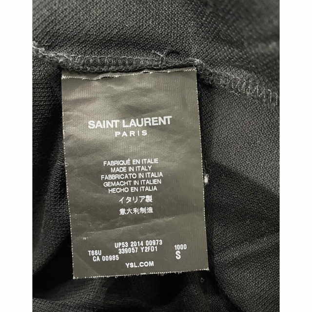 ブラックサイズSAINT LAURENT イヴ・サンローラン　半袖シャツ