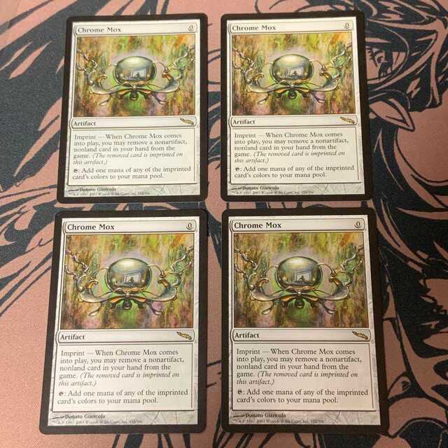 大人気商品 金属モックス Chrome Mox MRD 英語3枚 | www.tegdarco.com