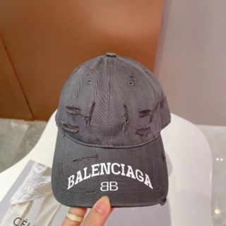 バレンシアガ(Balenciaga)のユニセックス【BALENCIAGA】バレンシアガ デニム ロゴ 野球キャップ(キャップ)