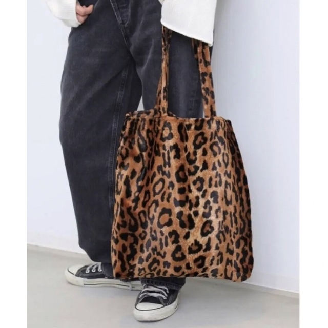 L'Appartement DEUXIEME CLASSE(アパルトモンドゥーズィエムクラス)のL'Appartement Leopard Tote Bag レディースのバッグ(トートバッグ)の商品写真