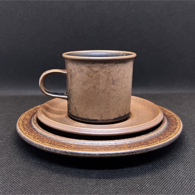 日本製 2ウェイ ARABIA RUSKA(アラビア ルスカ)コーヒーカップ ⑧ - 食器