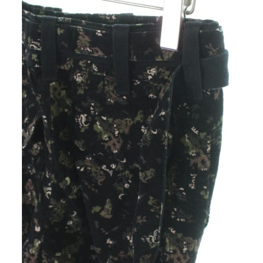 sacai サカイ パンツ(その他) 1(S位) 黒x茶x緑等(総柄) 【古着】【中古】 - 4