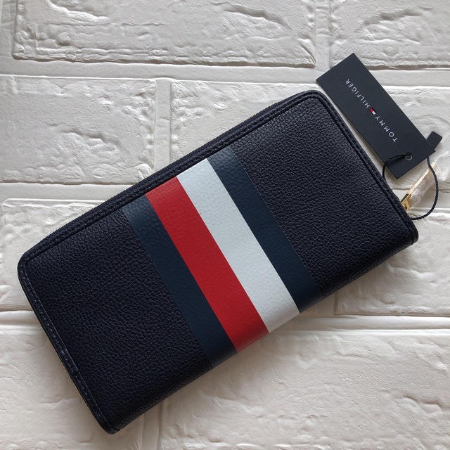TOMMY HILFIGER - 大人気トミーヒルフィガー長財布小銭入れ付き メンズ