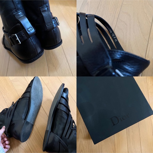 Dior Homme 11ss leather short boots 41 商品の状態 正本販売中