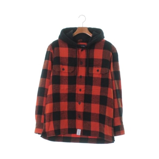 DESCENDANT HOODED LS SHIRT 1 S RED