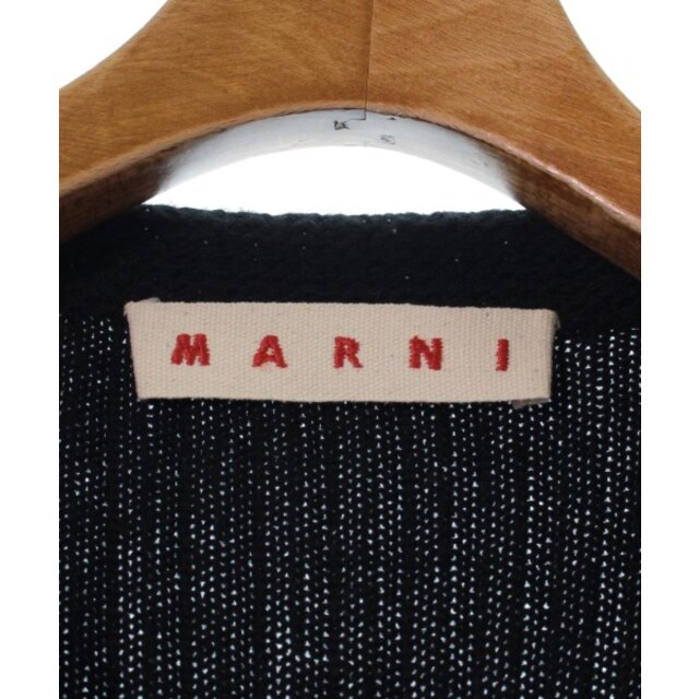 Marni(マルニ)のMARNI マルニ ニット・セーター 38(S位) 黒x紺 【古着】【中古】 レディースのトップス(ニット/セーター)の商品写真