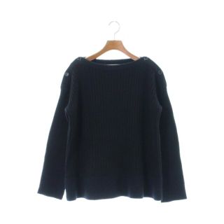 マルニ(Marni)のMARNI マルニ ニット・セーター 38(S位) 黒x紺 【古着】【中古】(ニット/セーター)