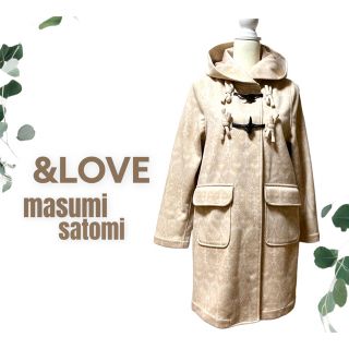 【&LOVE masumi satomi】裏起毛　フード付き　ダッフルコート(ダッフルコート)