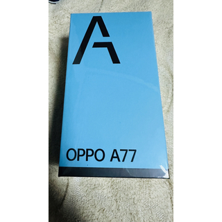 オッポ(OPPO)のOPPO A77 ブラック(スマートフォン本体)