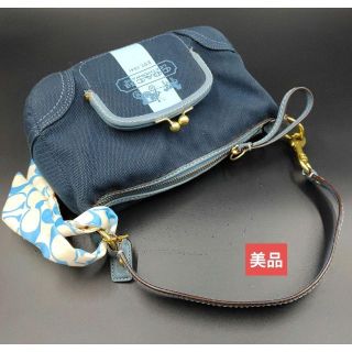 コーチ(COACH)の✨美品✨コーチCOACHハンドバッグ　ミニバッグ　デニム(ハンドバッグ)