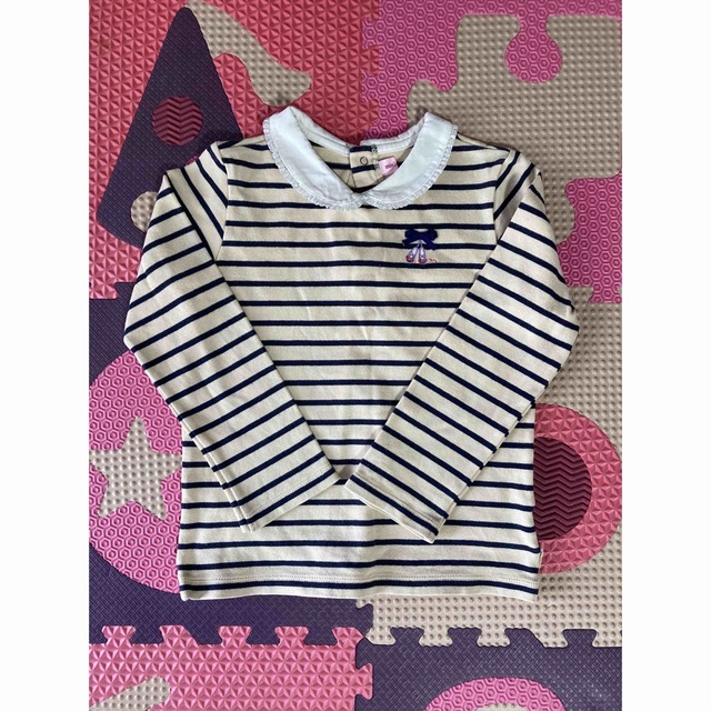 ミキハウス長袖120 キッズ/ベビー/マタニティのキッズ服女の子用(90cm~)(Tシャツ/カットソー)の商品写真