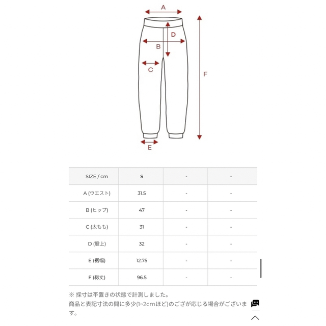 xexymix 裏起毛ジョガーパンツ S スポーツ/アウトドアのスポーツ/アウトドア その他(ウインタースポーツ)の商品写真