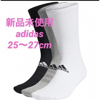 アディダス(adidas)のアディダス　ゴルフソックス　クルーソックス　２５〜２７cm(ソックス)