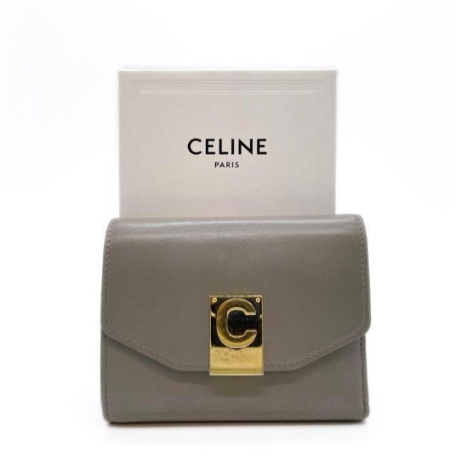 【三つ折財布】良品！CELINE セリーヌ コンパクトウォレット 人気 お得