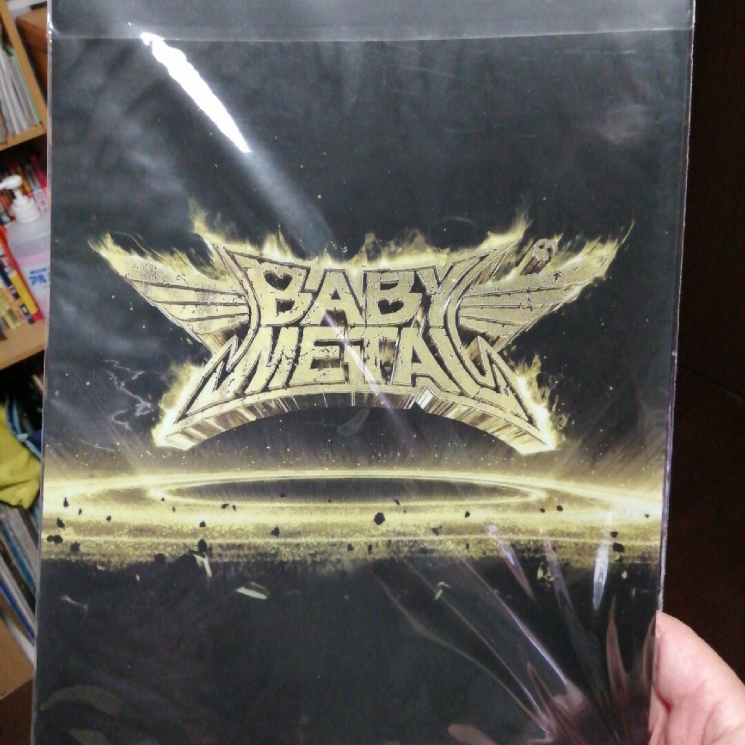 BABYMETAL(ベビーメタル)のBABY METAL METAL RESISTANCE クリアファイル 非売品 エンタメ/ホビーのDVD/ブルーレイ(ミュージック)の商品写真