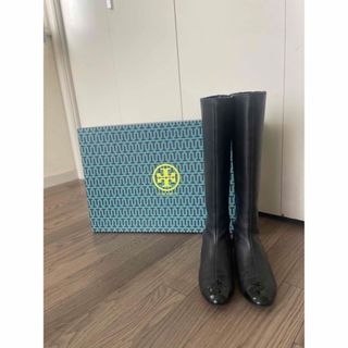 トリーバーチ(Tory Burch)のトリーバーチ  ブーツ　黒　23〜23.5㎝(ブーツ)