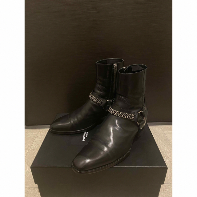 2022新作モデル Laurent Saint - チェーンリングブーツ エディ期 16AW