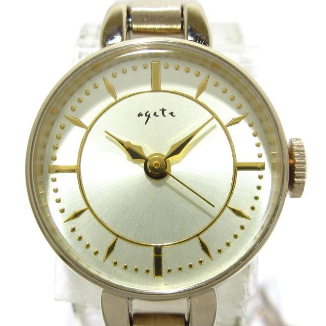 正規代理店 agete - agete(アガット) 腕時計美品 - レディース 腕時計