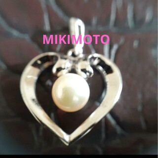 MIKIMOTO - MIKIMOTO　Silver　パールネックレストップ