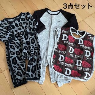 コムサイズム(COMME CA ISM)の60cmからのベビー3点セット！　GAP＋コムサ＋ドラッグストアーズ(ロンパース)