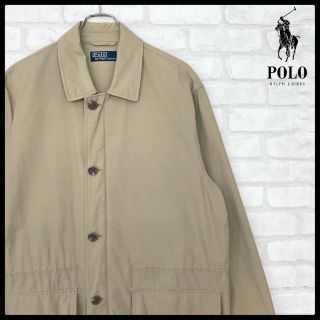 ポロラルフローレン(POLO RALPH LAUREN)の【入手困難】ポロラルフローレン 90s ヴィンテージ ステンカラーコート M(ステンカラーコート)