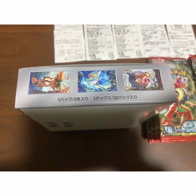 ポケモンカード　スカーレット1BOX ＋バラ80パック 3