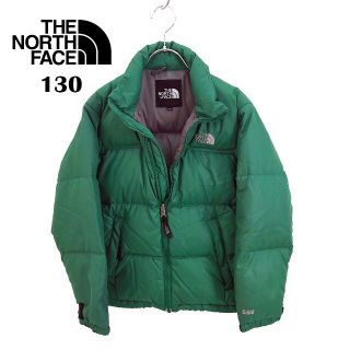 ザノースフェイス(THE NORTH FACE)のノースフェイス 003 ダウンジャケット キッズ 130 緑(ジャケット/上着)