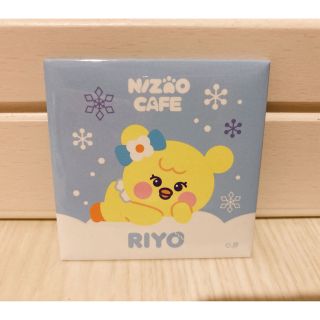 ニジュー(NiziU)のNiziU ニズー　スクエア缶バッジ　リオ(アイドルグッズ)