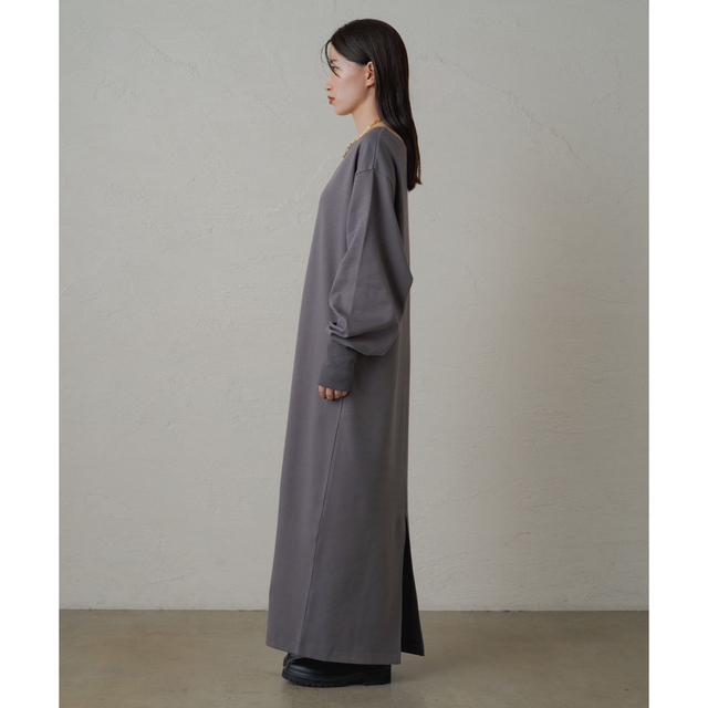 お気にいる 新品タグ付き♡Lounge dress♡カットルーズワンピース