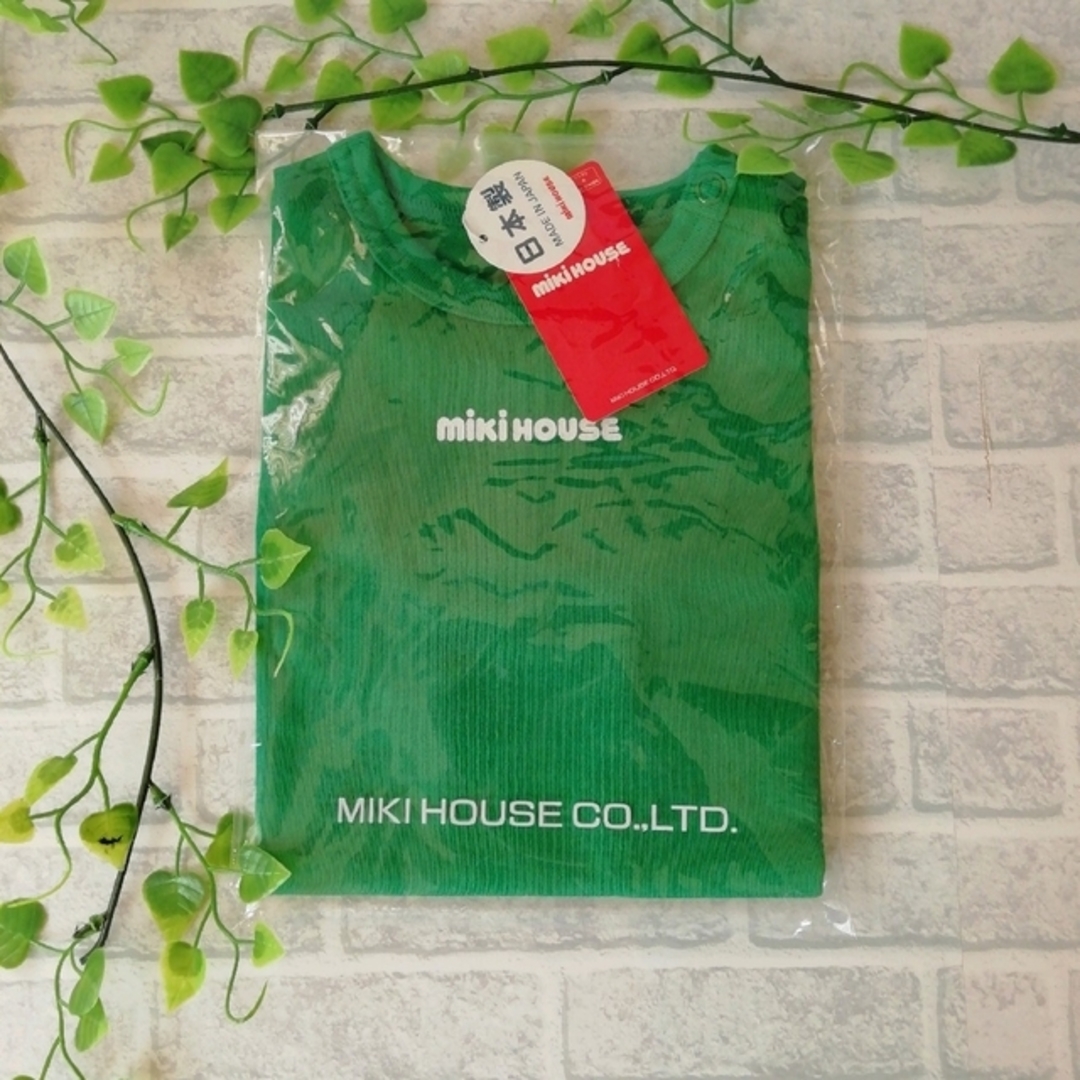 mikihouse(ミキハウス)のミキハウス　長袖Tシャツ　80㎝　新品未使用 キッズ/ベビー/マタニティのベビー服(~85cm)(Ｔシャツ)の商品写真