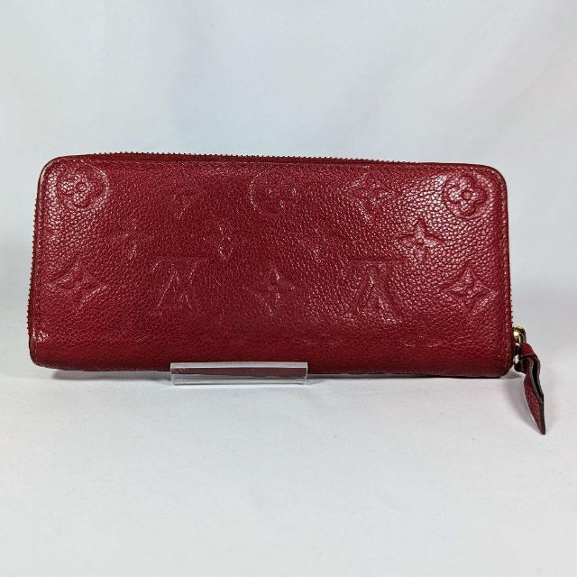 LOUIS VUITTON(ルイヴィトン)のルイヴィトン モノグラム・アンプラント M60169 長財布 クレマンス 赤 レディースのファッション小物(財布)の商品写真