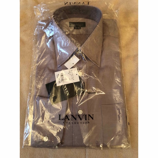 ランバン　LANVIN✨紳士用　長袖ドレスシャツ